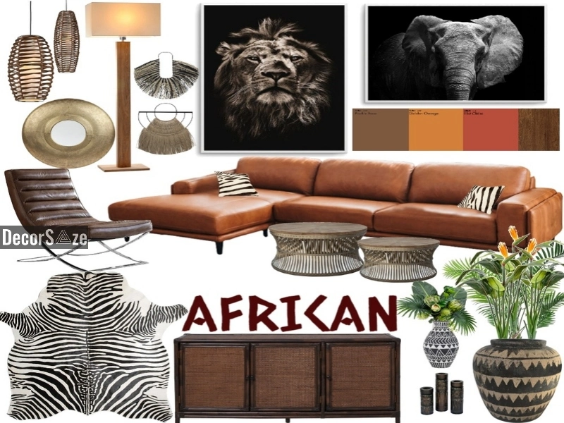 دکوراسیون سبک آفریقایی در خانه
